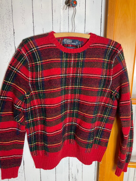 Nice Scottish Plaid Wool Vintage Ralph 