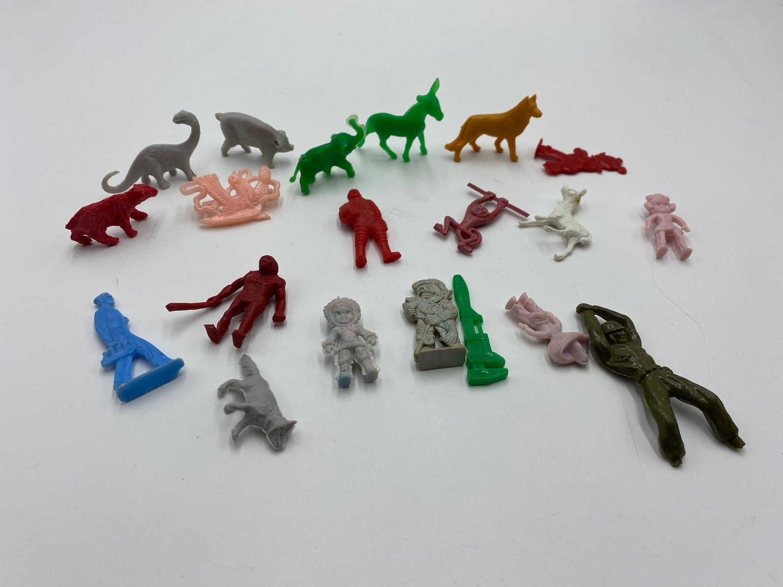 Assortment of Mini Plastic Toys Etsy
