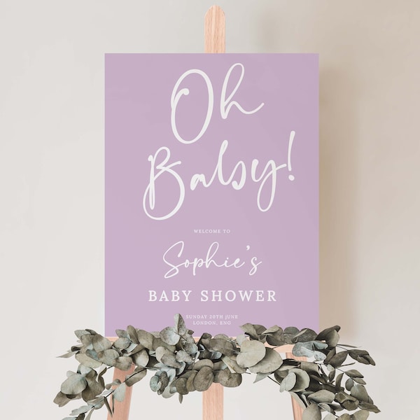 Lavender Baby Shower - Etsy
