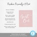 Guest Book Sign, Baby Shower Guest Book Sign Template, Pink Girl Theme ...