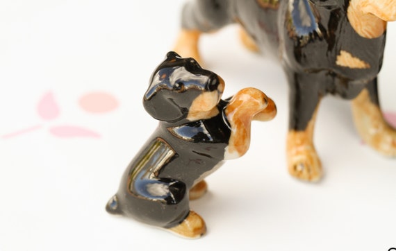 ロットワイラー？ 置物 フィギュア 犬の置物 インテリア オブジェ レア