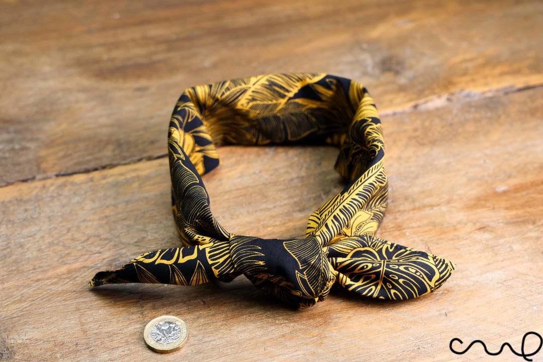 Leaves of Grass Bandana in Umber main image 1