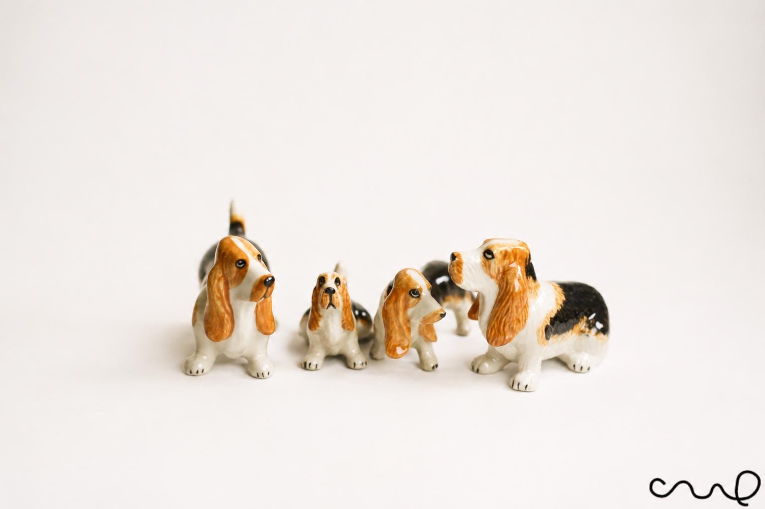 Ceramic basset hound - Etsy 日本