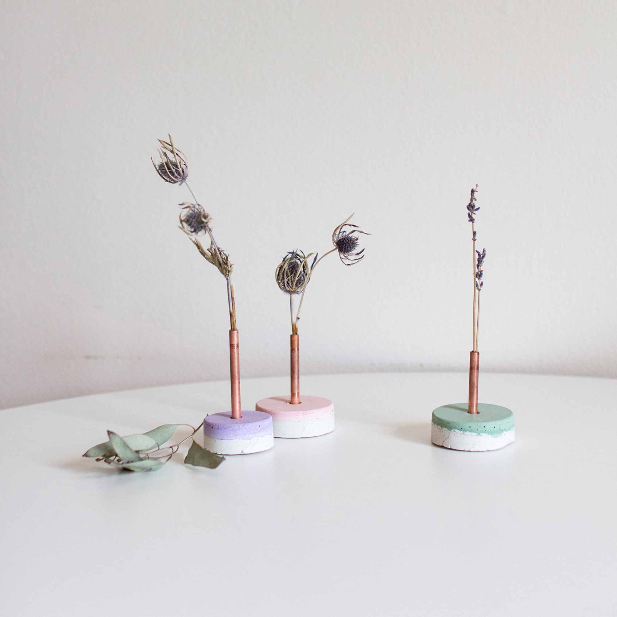 Vase à Fleurs Couches Gemwelove/Porte-Fleurs/Home Decor/Vase Fleurs/Cuivre/Vase/Intérieur/Fait Main/