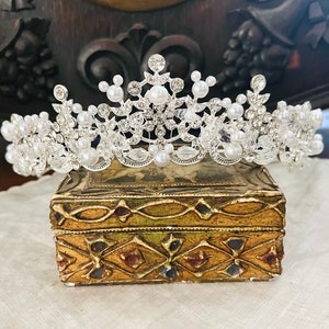 Fantasyland Tiara, Disney Bride Tiara, Hidden Mickey Tiara, Disney Wedding Tiara