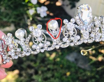 ディズニー FTW ティアラ ミッキー ハート型 ティアラ パール FTW小物