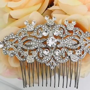 Hidden Mickey Mouse Hair Comb,  Mickey Hair Comb, Disney Wedding Hair Comb