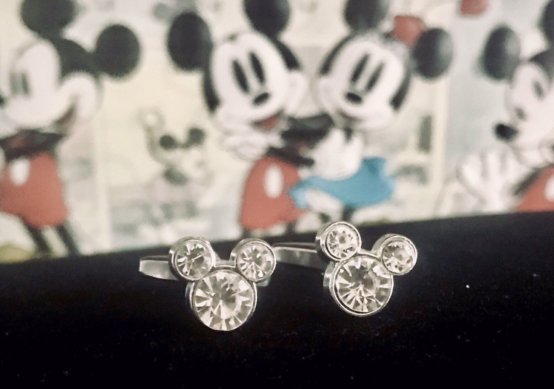 Disney Cufflinksmickey Mouse Cufflinks Disney Cuff Links Etsy