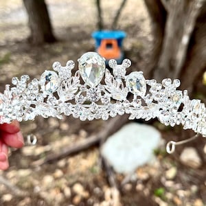 Hidden Mickey Silver or Gold Tiara,Disney Bride Tiara,Disney Tiara