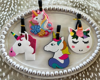Unicorn Luggage Tags for your kids