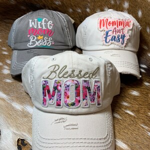 Inspirational Mom Baseball Caps image 1