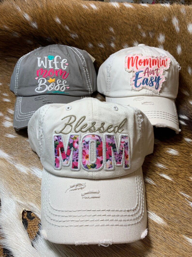 Inspirational Mom Baseball Caps image 1