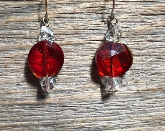 Cheerful lightweight Glass Beaded Earrings