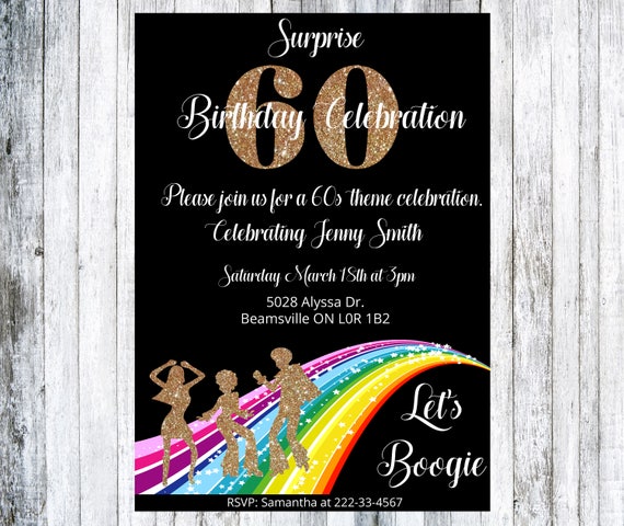 Nightclub Themed Party Invitations 4