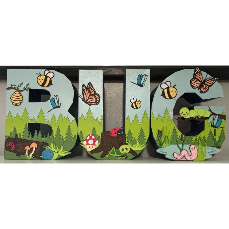 Cute as a Bug Letters - Etsy