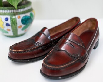 90s penny loafers