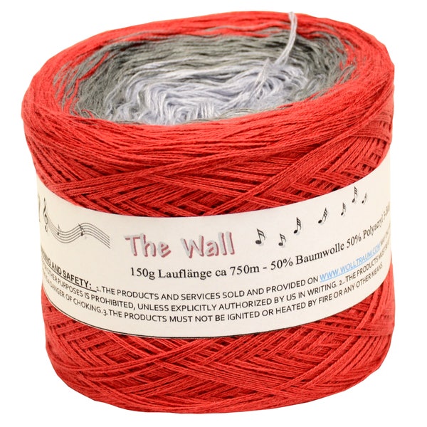 Wolltraum My Melodyy 3-Ply Gradient Crochet & Knitting Yarn - 150 Gram Roll - The Wall