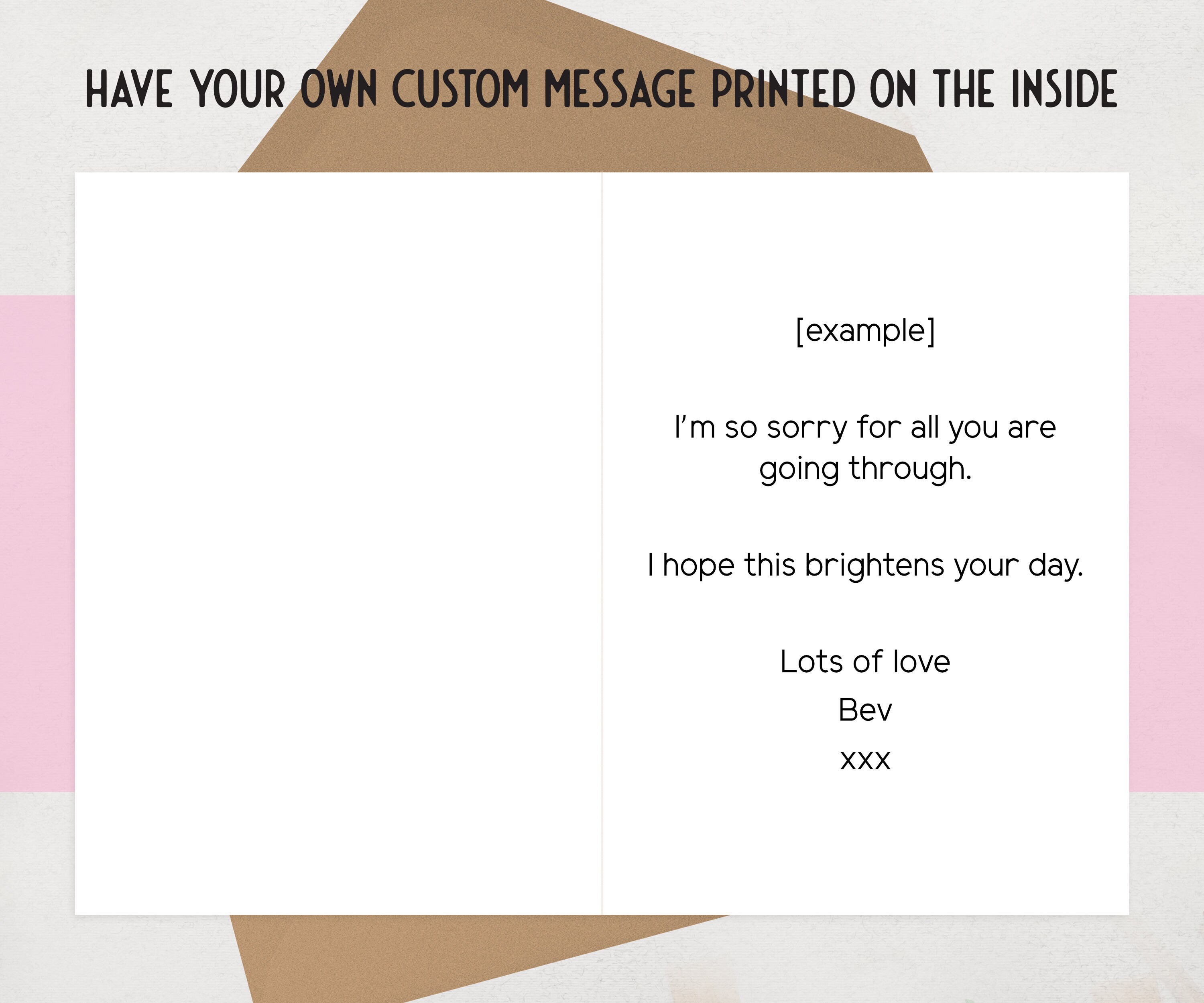 Mss You Card Pack, Ghost Hug Card, Get Well Soon Card, Send Love Card, Vrtual Hug Card, Cute - View #2