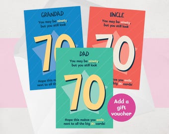 90th Birthday Card For Dad, Grandad, Uncle: 90 Years Young (For Him)