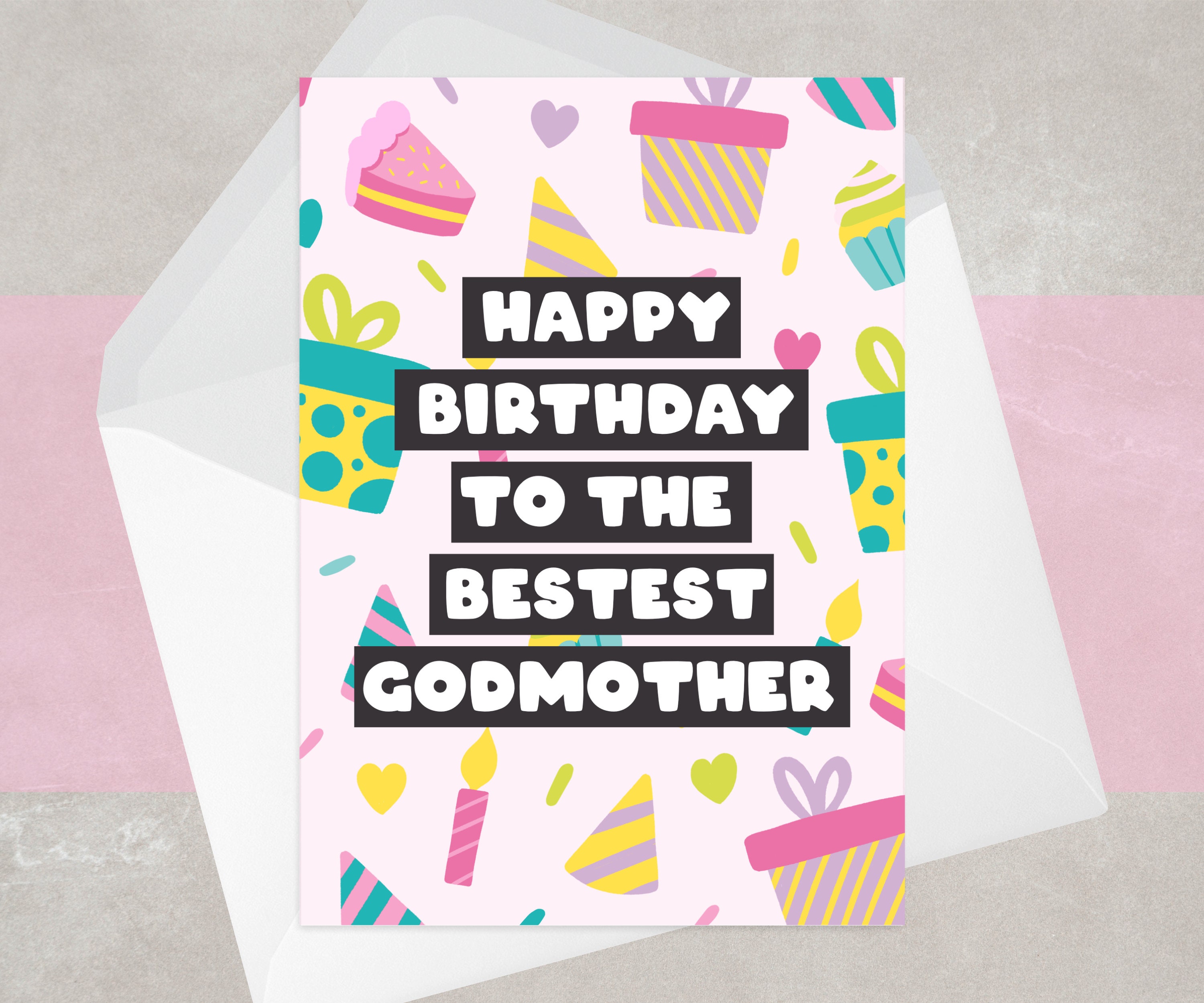 Godmother Birthday Card Special Birthday Card for Godmother | Etsy