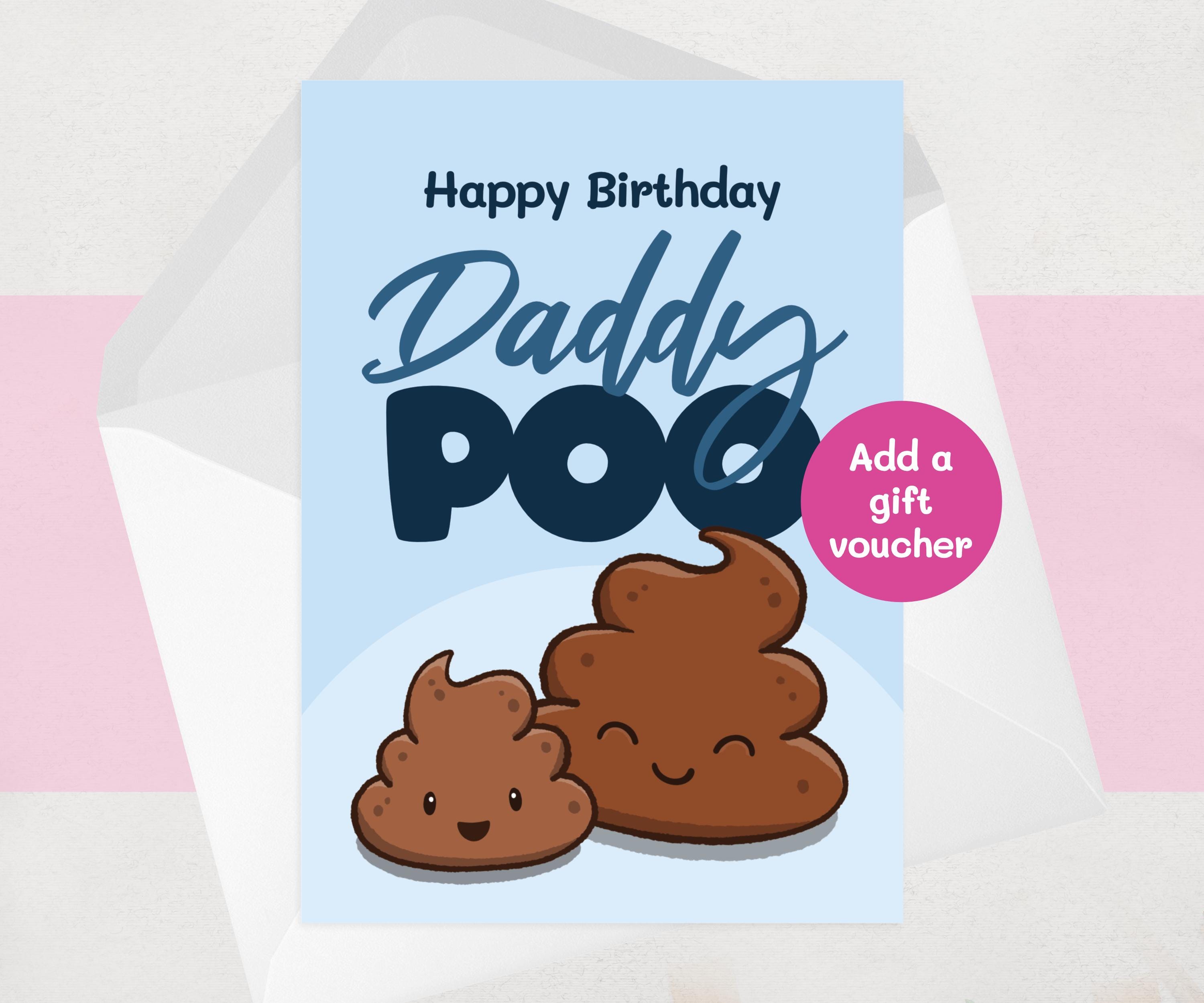 Pile Of Poop Emoji 3d 55 X 4 Inch Birthday Card Print Etsy