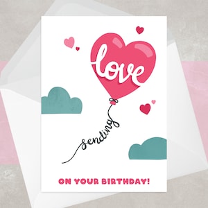 Envoi de carte d’anniversaire d'| pour une amie de loin, à des kilomètres l’un de l’autre, d’un pays différent, d’une longue distance | Pour sa | Carte d’anniversaire sincère