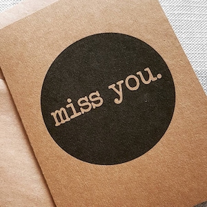 Miss You Card || Isolation / Lockdown Card