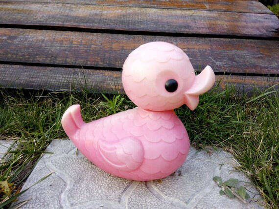 pink duck toy