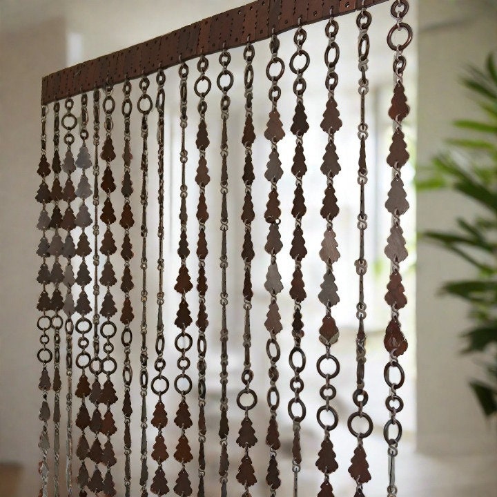 Custom Wooden Bead Curtain – Handcrafted Boho Room Divider - Etsy