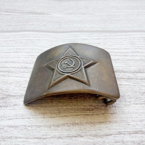 Collectible Military Uniform Buckle - Antique Army Memorabilia - Gift for him