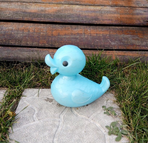 Pink duck children/'s toys Vintage plastic toy Children/'s toys Soviet Union Rare toys Duck toy Garden decor Decoration lake Lawn accessory