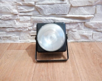 Lanterna industriale sovietica vintage - Faretto portatile retrò - Decorazione tecnologica di metà secolo