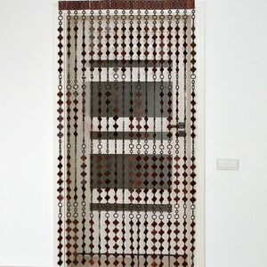 Wooden Bead Curtains for Farmhouse decor - Nature Handcrafted image 3