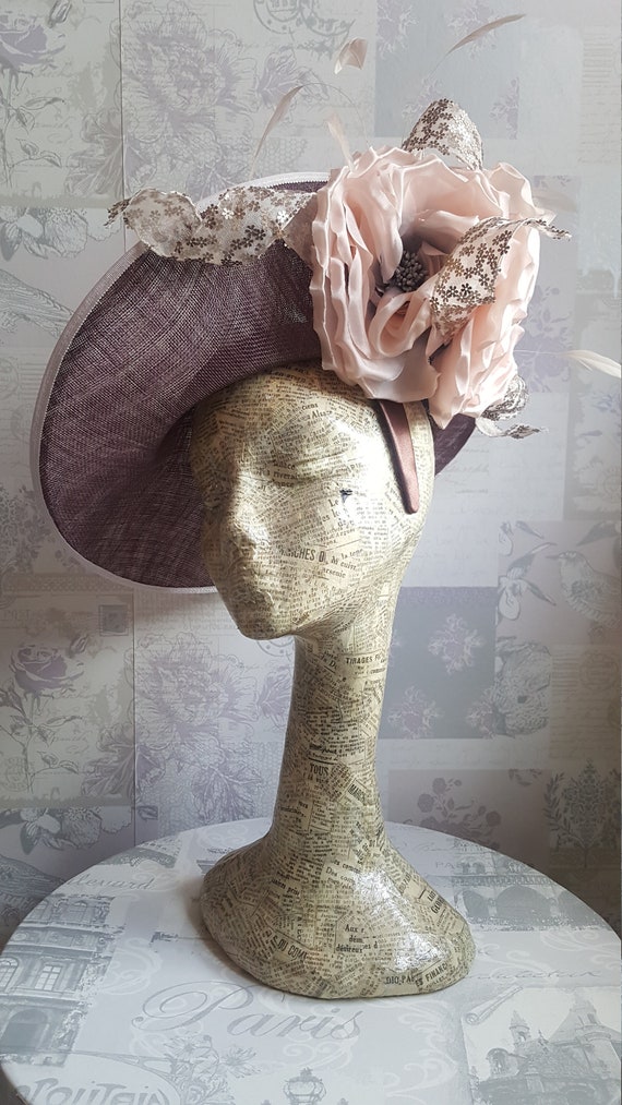 Nude Pink Saucer Percher Hatinator Hat 