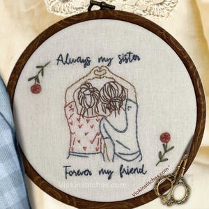 Buy Beginner Embroidery Kit, Gift for Sister, Easy Embroidery Kit ...