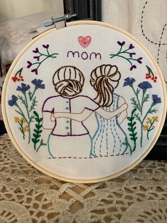 Pattern Hand Embroidery Design PDF Instant Download Printable Etsy