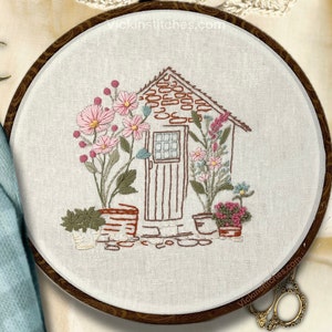 Home Sweet Home Beginner Embroidery Kit - Easy DIY Gift for Home Decor- Hand Embroidery Sampler Set. Easy embroidery. embroidery sampler.