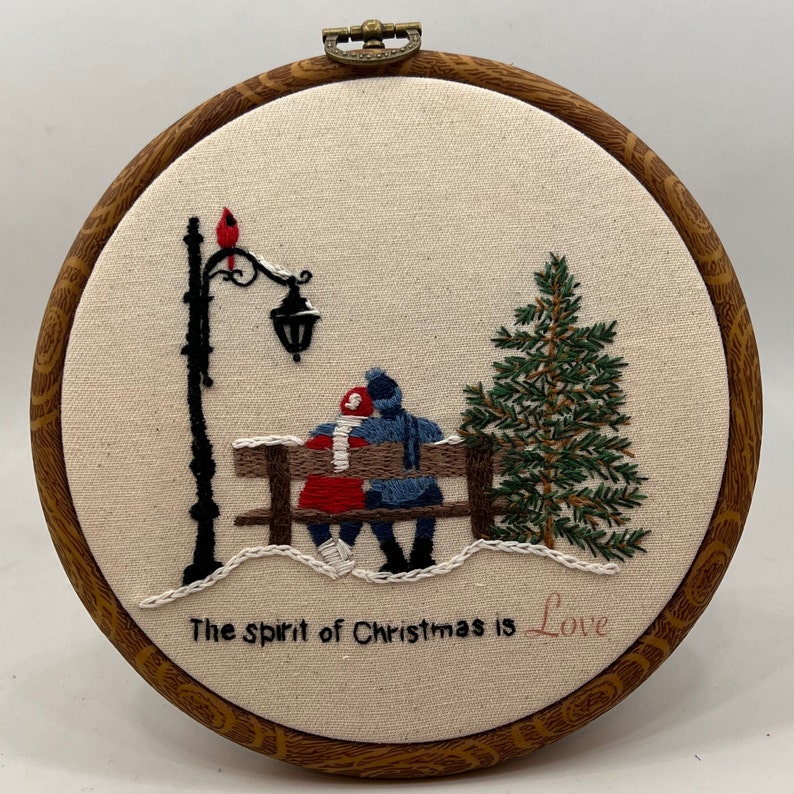 6 Christmas Embroidery Kit for Beginners Spirit of Christmas Etsy