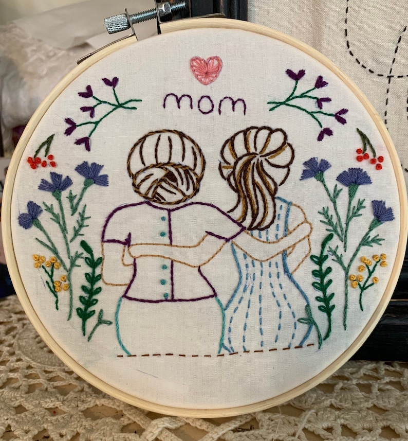 Kit de broderie pour débutant Belle