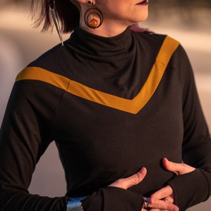 Astral Top // Mock Turtleneck
