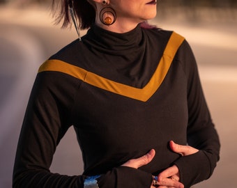 Astral Top // Mock Turtleneck