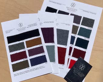 Fabric Swatch Cards