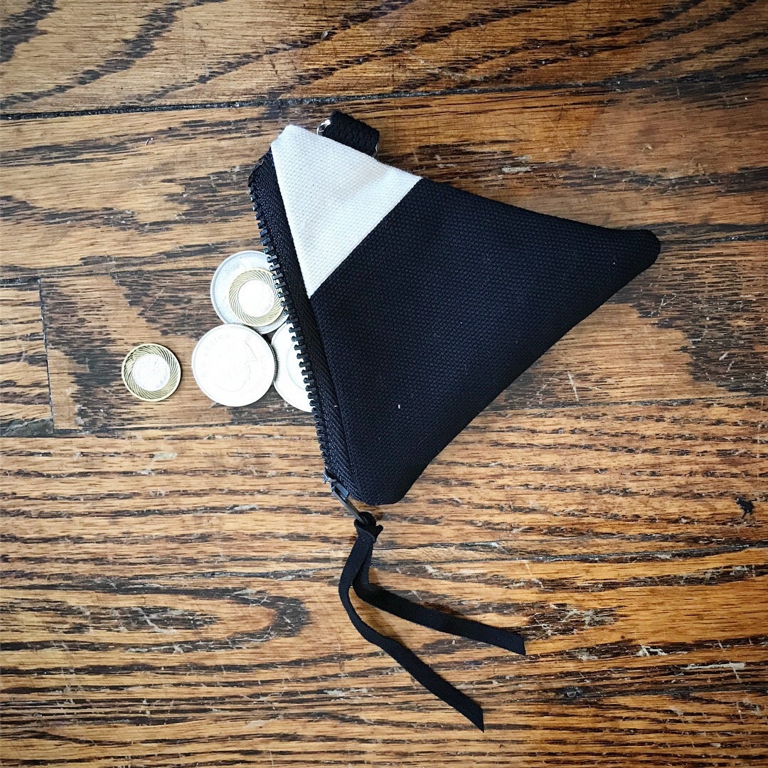 Triangular Coin Purse Triangle Coin Purse - Etsy