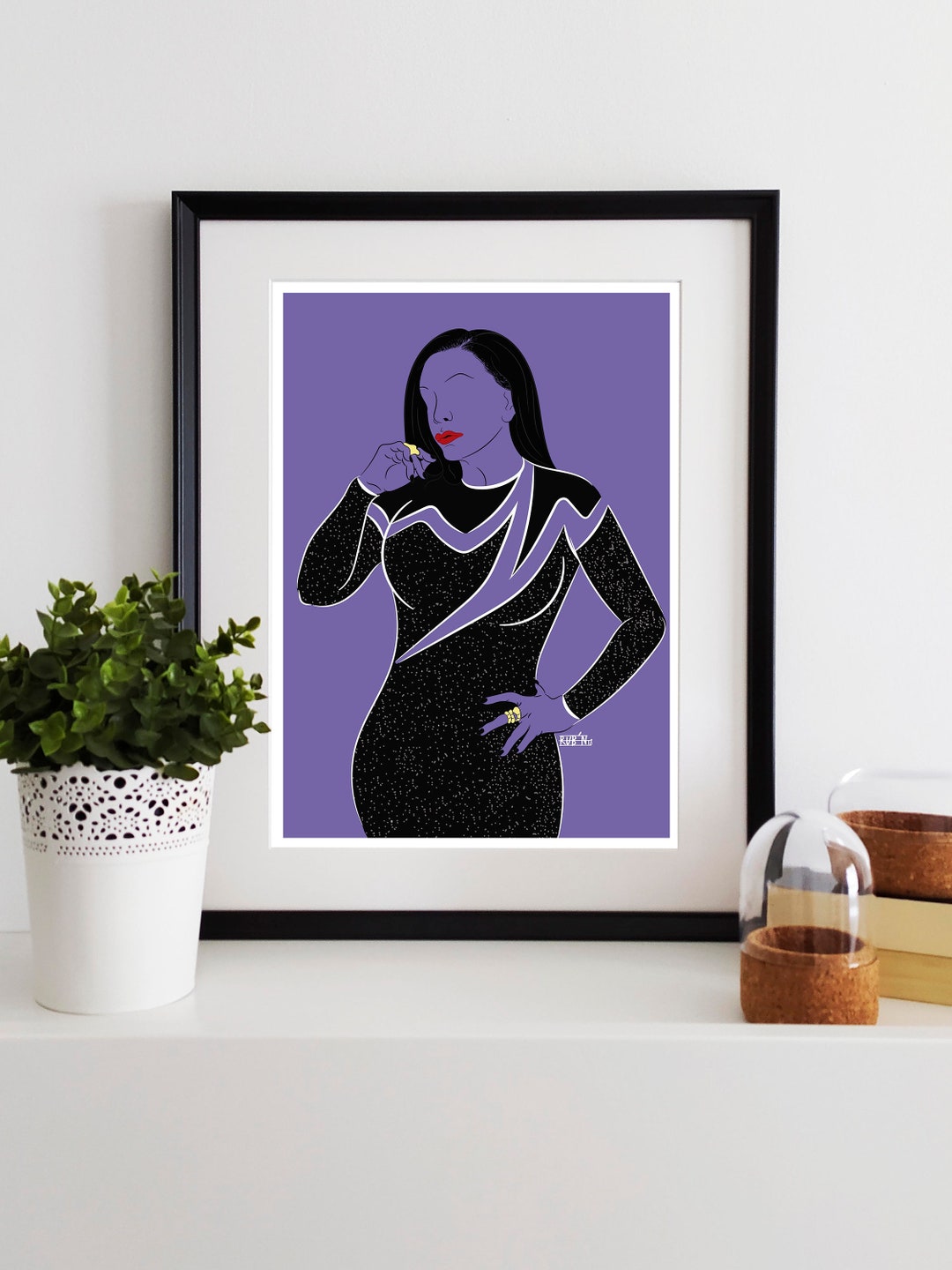 Ruby Rangel Artist Alaska Purple (LIMITED EDITION) by Rubén Rangel - Etsy