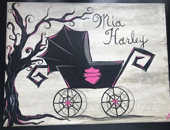 gothic baby carriage