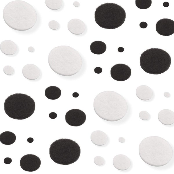 Felt Pads Round Stick-On Self Adhesive, Available in Many Sizes  - Made In Germany