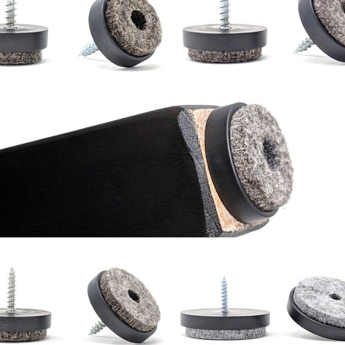 Screwon Felt Glides 20mm 24mm 28mm 40mm Made in Germany Etsy UK