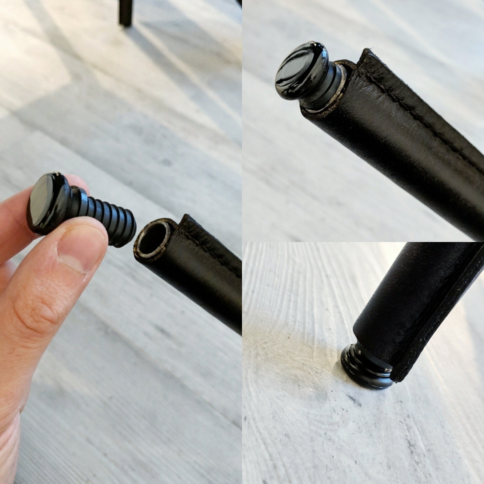 Furniture Feet for Metal Chair Legs Round Tube Inserts Made In Etsy