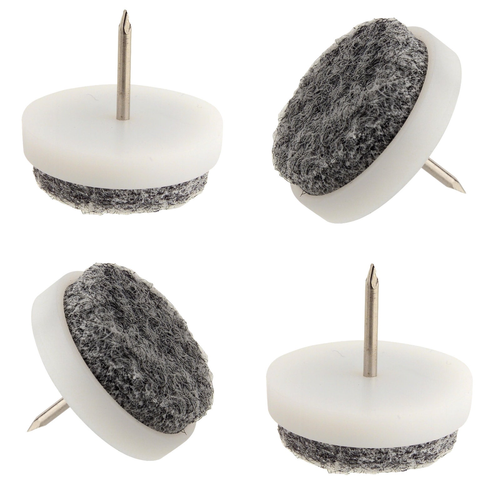 Felt Furniture Feet Pads NailOn White Grey Chair Table Sofa Etsy