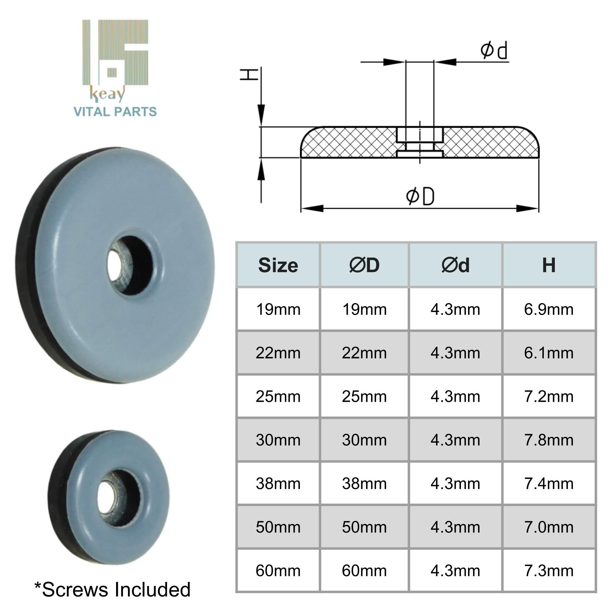 Deslizadores para muebles, GU.B/bon 24 Piezas Deslizantes para muebles de  teflón Pata de silla